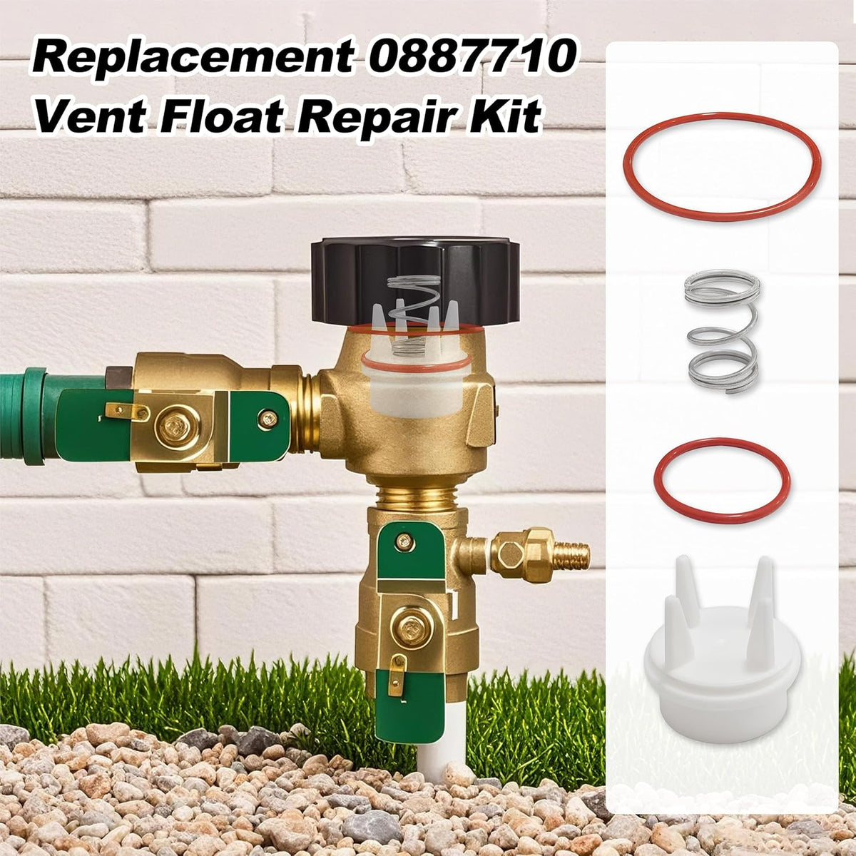 1-Inch 800M4 Vent Float Repair Kit Replacement for 0887715 RK 800M4-FR-V1