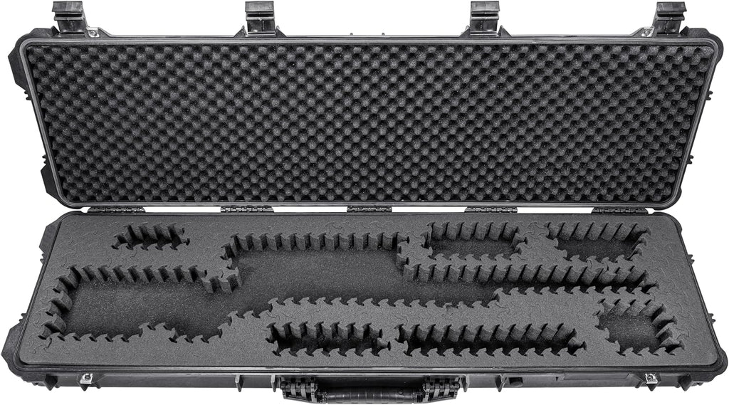 RAGAR 50.5" x 13.5" Reconfigurable & Reusable Protective XP Crosslinked Foam Insert For Hard Rifle Cases (1 Ragar Layer)