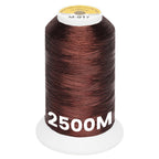 Metallic Embroidery Machine Thread - Clay Brown M-017