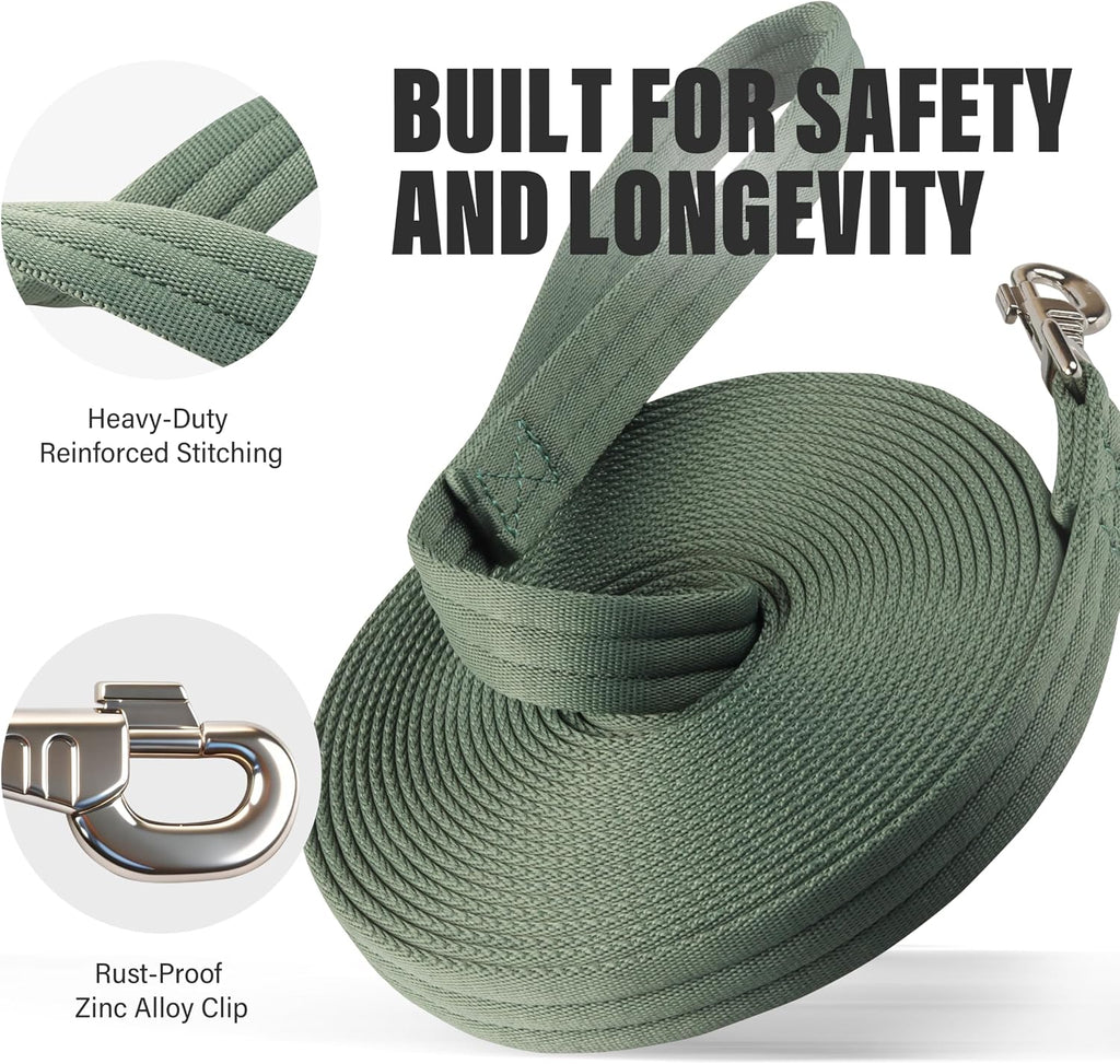 26FT Horse Lunge Line, Multi-Use Training Leash, Equine Lunge Rope