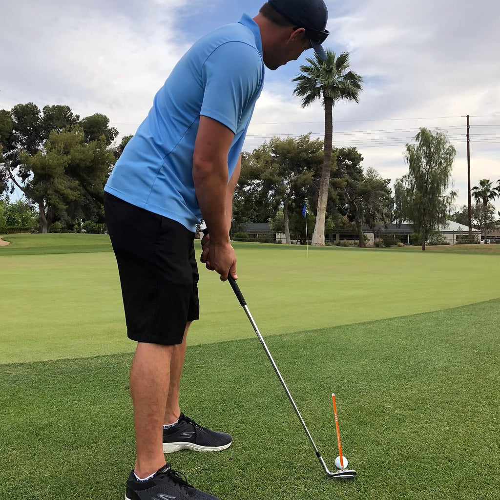THE Pitch Assist Golf Magnetic Alignment Rods Club Face Magnet | Golf Training Aid Alignment Stick for Precise Aim