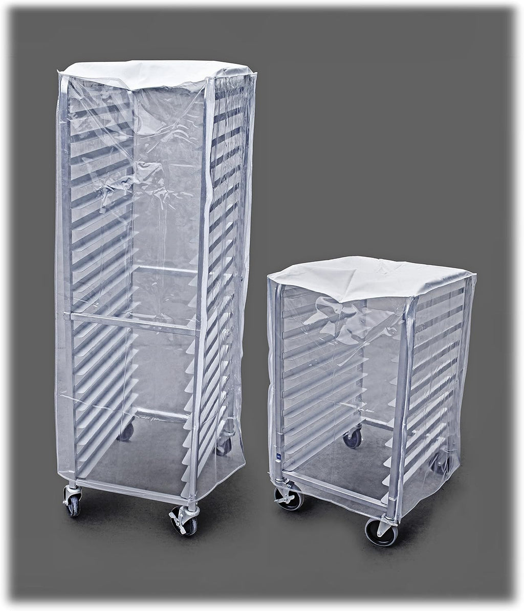 Clear Plastic Sheet Pan/Bun Pan Rack Cover, 20-Tier