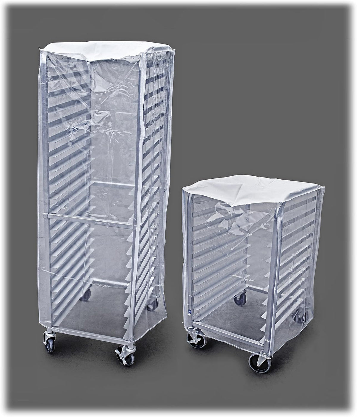 Clear Plastic Sheet Pan/Bun Pan Rack Cover, 20-Tier