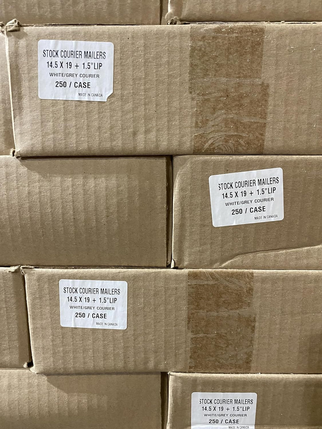 Poly Mailers 14.5x19 (50 Pack) – 14x19 Polymailers Shipping Bags, Self-Sealing Mailing Envelopes – 2.5 Mil. Made in