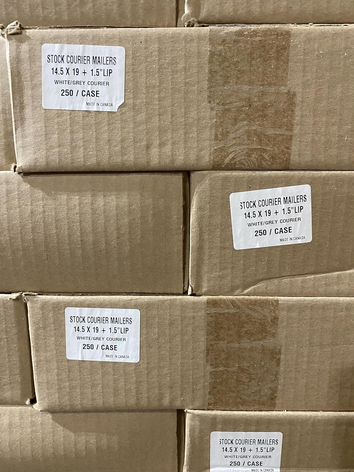 Poly Mailers 14.5x19 (50 Pack) – 14x19 Polymailers Shipping Bags, Self-Sealing Mailing Envelopes – 2.5 Mil. Made in