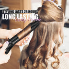 1 1/2 Inch Extra Long Barrel Ceramic Curling Iron for Glamour Waves