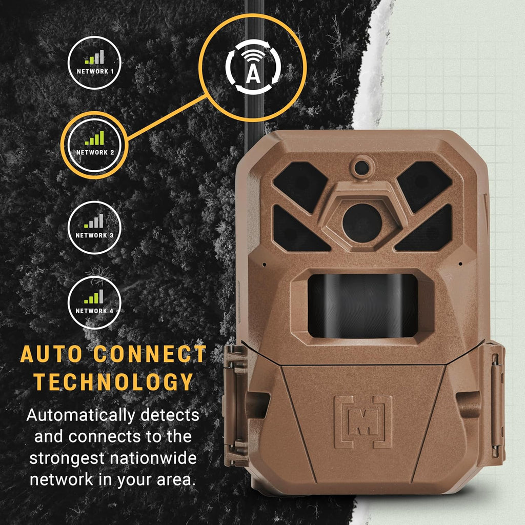 Edge 2 Cellular Trail Camera | Scout from Anywhere, HD photos via Mobile app, 1080p video, multi-carrier, low-glow