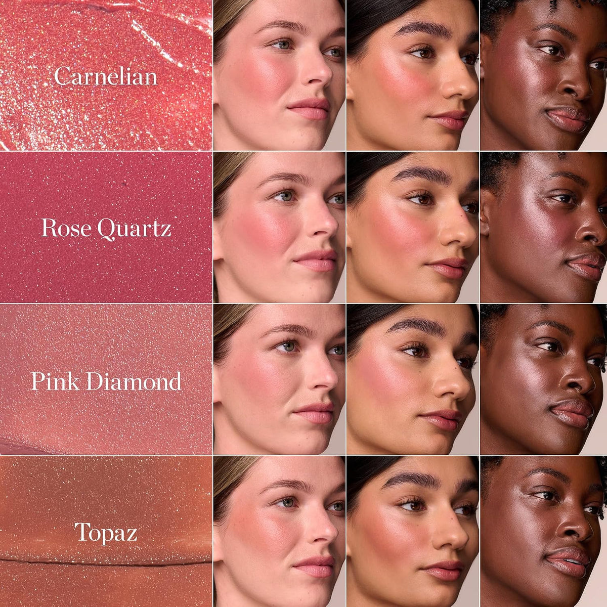 Sculpted Face Stick - Certified Organic Blush Stick (Rose Quartz)