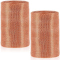 8" x 100 ft Copper Mesh Rodent Control Copper Wool for Slugs Rustproof DIY Hole Filler Pure Wire Mesh for Bat Snail