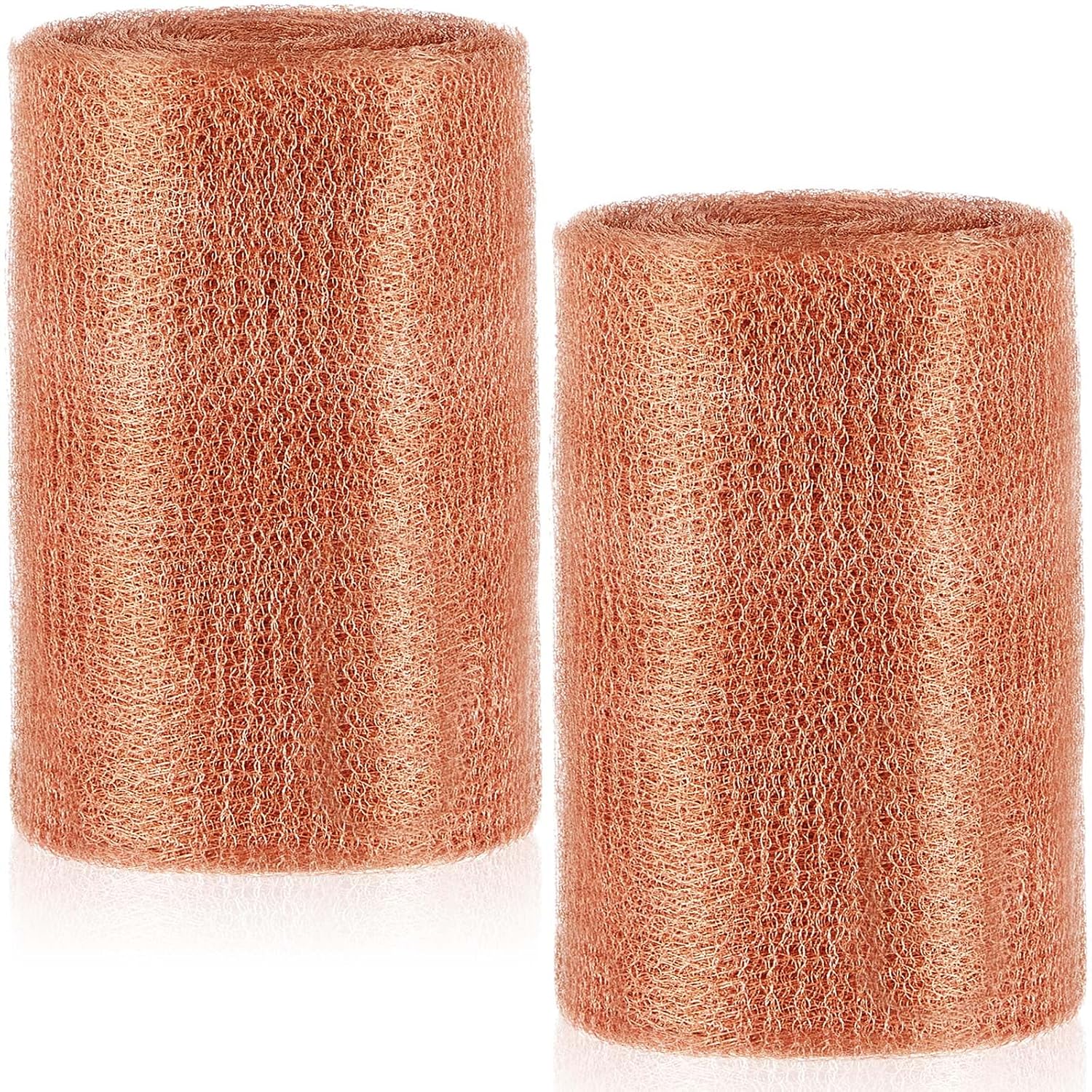 8" x 100 ft Copper Mesh Rodent Control Copper Wool for Slugs Rustproof DIY Hole Filler Pure Wire Mesh for Bat Snail