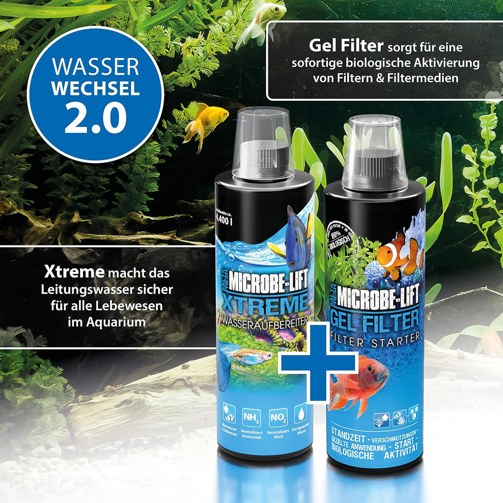 Xtreme Water Conditioner Treatment for Aquariums and Fish Tanks, All-in-One Treatment for Freshwater and Saltwater