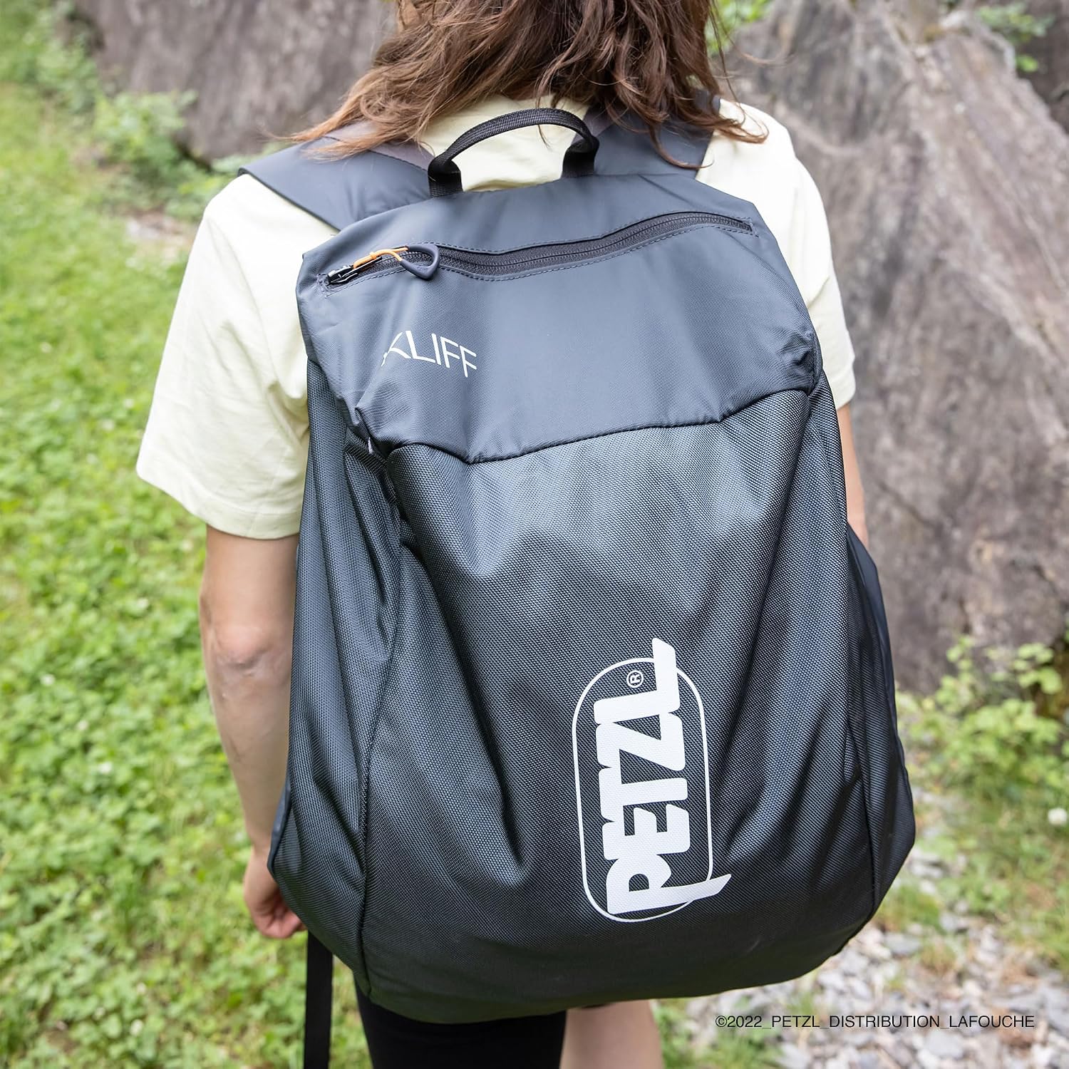 KLIFF Rock Climbing Rope Bag - Gray | 36-Liter Rope Bag for Sport Climbing with Removable Tarp