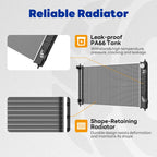 SYNTHACY Radiator Compatible with Nissan Altima 07-18 2.5L
