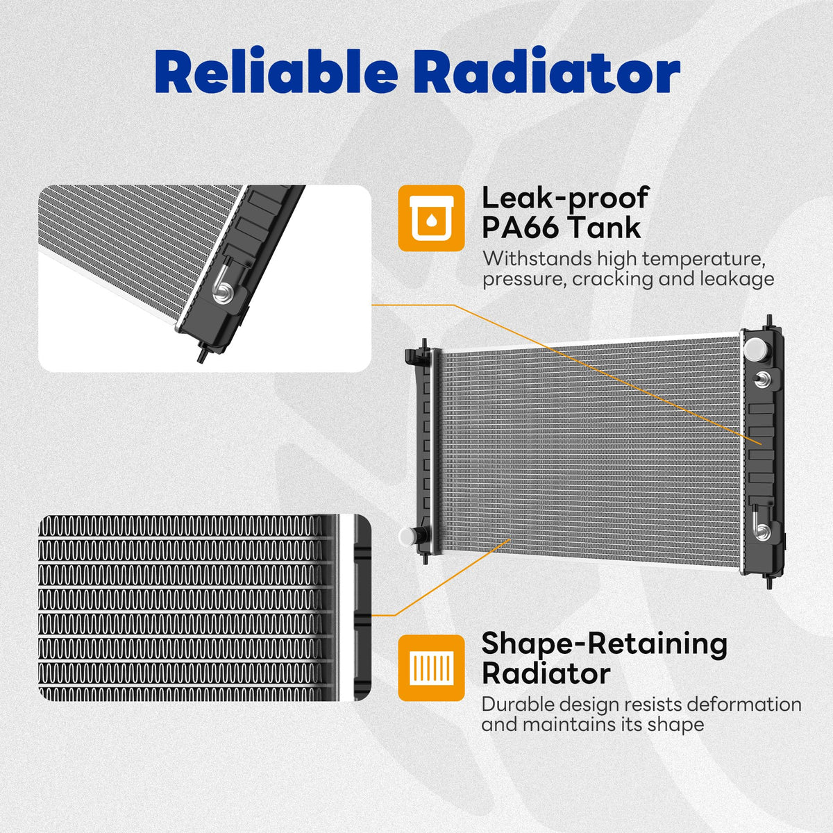 SYNTHACY Radiator Compatible with Nissan Altima 07-18 2.5L