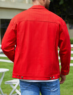 Denim Jackets for Men Trucker Jean Jacket Unlined Coats L