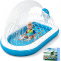 Splash Pads for Toddlers 1-3, Dolphin Toy Sprinkler for Kids, Outdoor Play Mat for Babies, 68" Backyard Inflatable