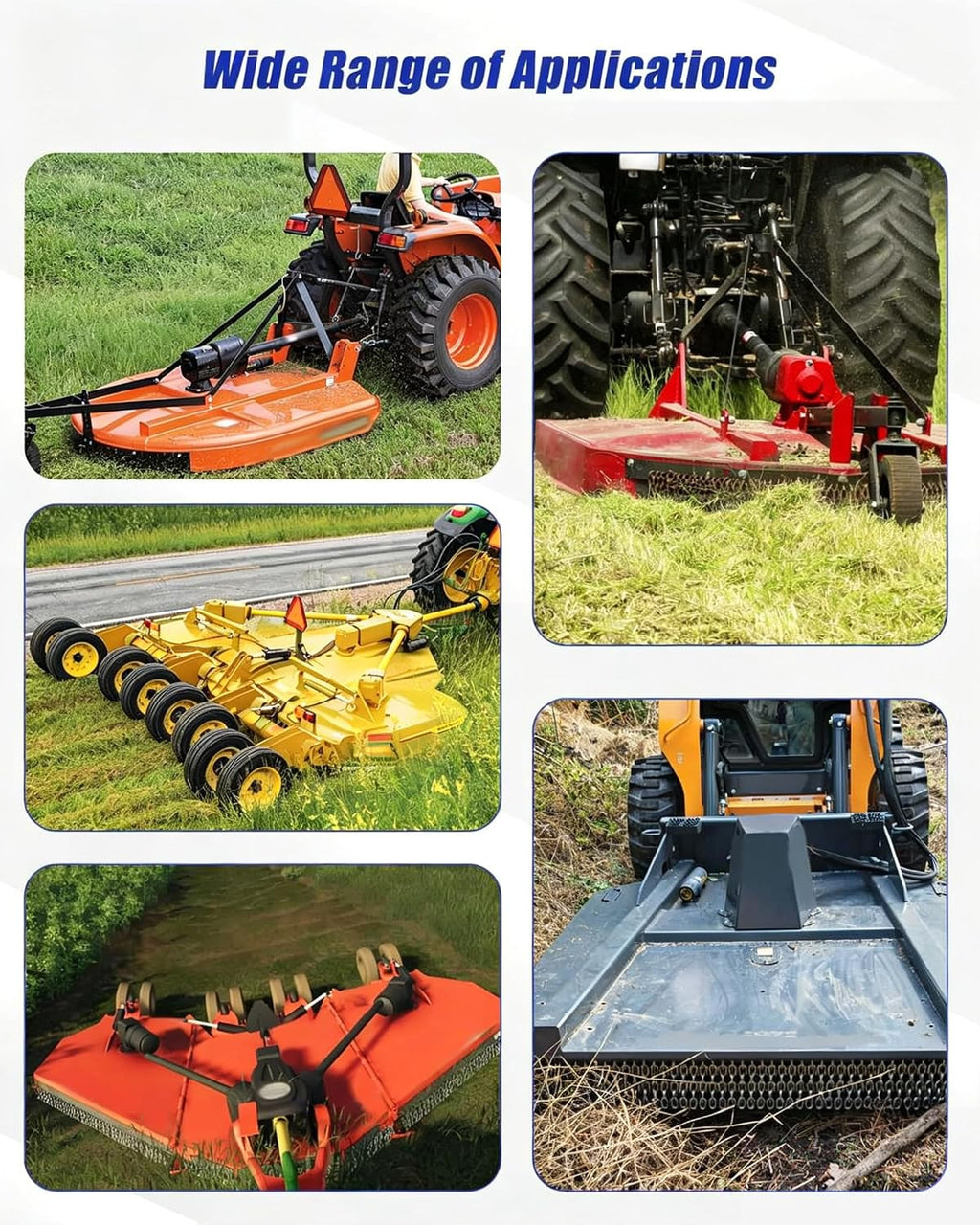 Rotary Cutter Blades Fit for Mower King Bush Hog, 10mm 2-3/8" x 14" x 3/8" | Compatible with John Deere Bobcat Case