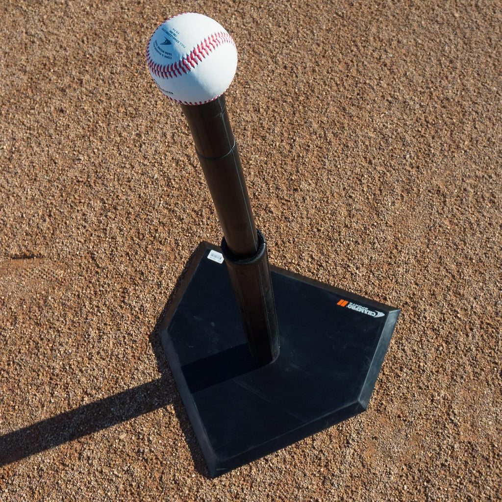 Heavy Duty Reinforced Rubber Batting Tee for All Ages with Adjustable Height, Baseball and Softball Training