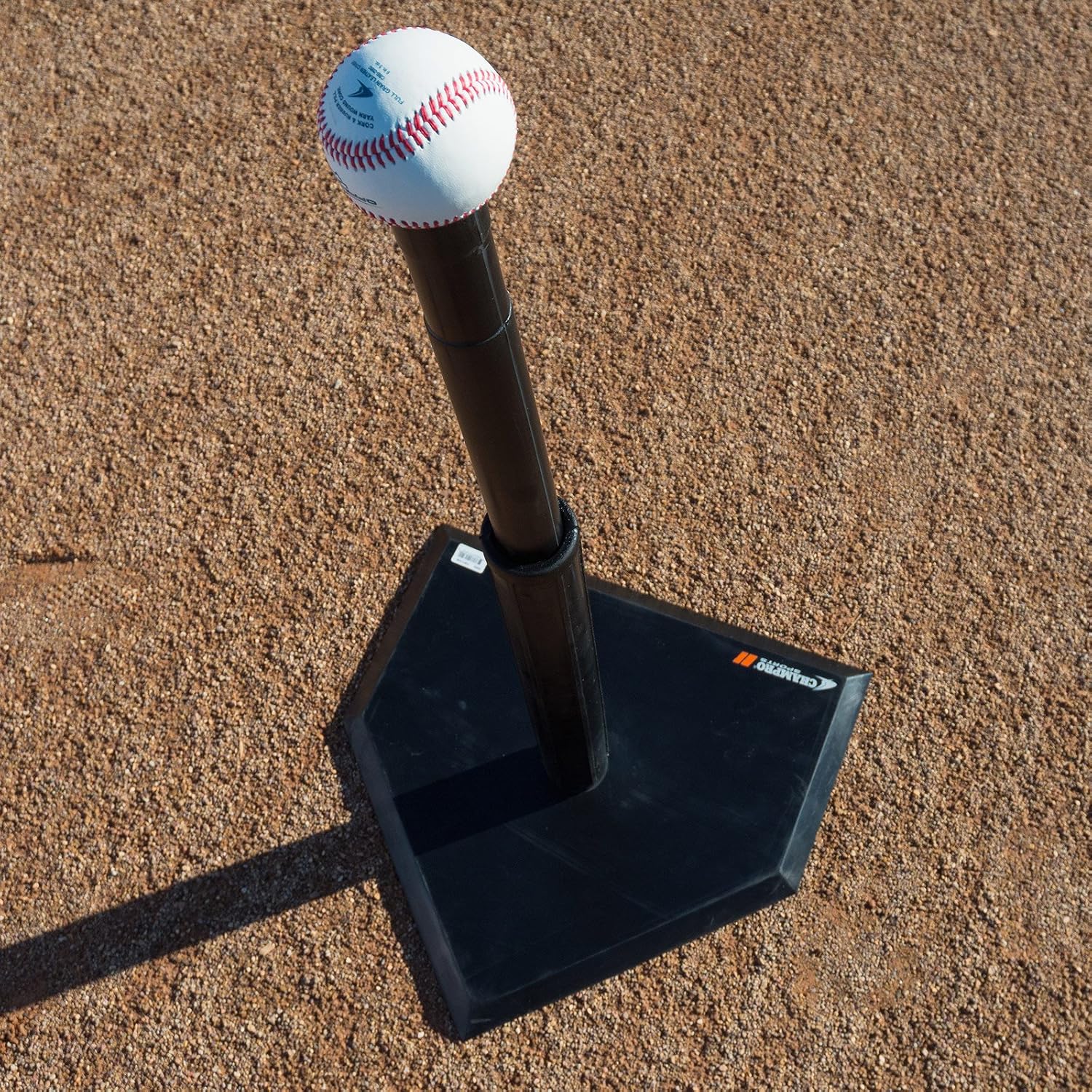 Heavy Duty Reinforced Rubber Batting Tee for All Ages with Adjustable Height, Baseball and Softball Training