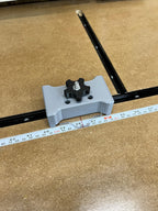Stop Block for T Track w/Acrylic Pointer & Micro Adjust (Grey)