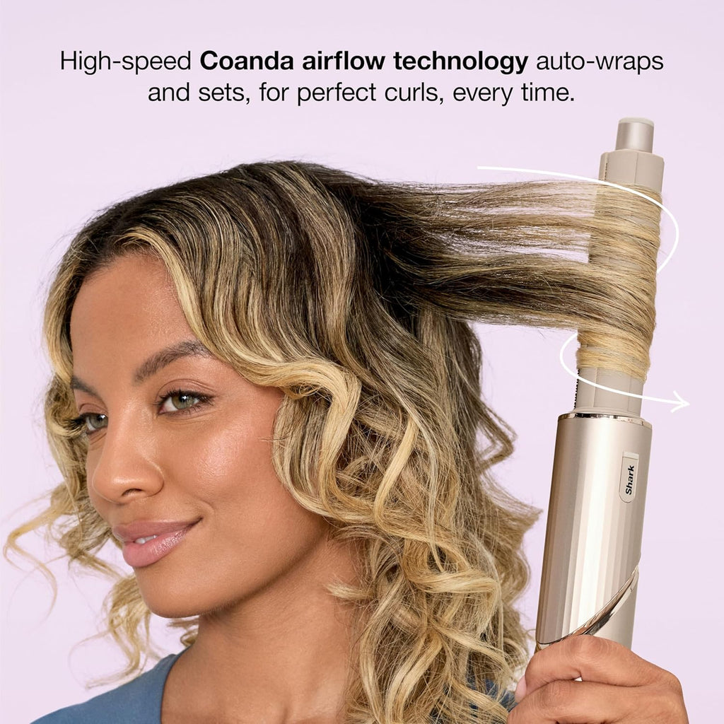 FlexStyle | Air Multi-Styler & Drying System | Hair Dryer Brush for Blowouts with Coanda Auto- Wrap Curlers, Oval &