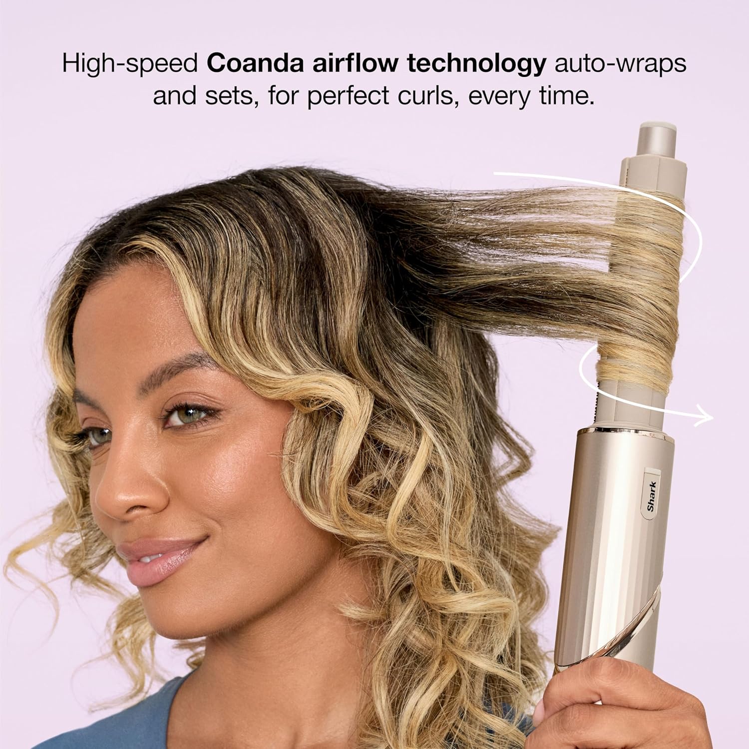 FlexStyle | Air Multi-Styler & Drying System | Hair Dryer Brush for Blowouts with Coanda Auto- Wrap Curlers, Oval &