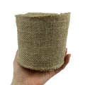 Natural Burlap Fabric Roll, Jute Ribbon, 4 Inch, 10 Yards