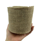 Natural Burlap Fabric Roll, Jute Ribbon, 4 Inch, 10 Yards