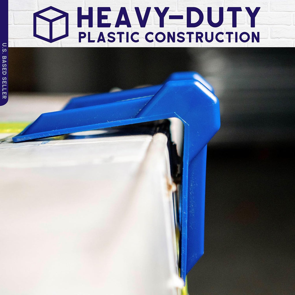 Plastic Edge Protector Cargo Corner Guards 10pk - V-Shaped Freight Flatbed Load Tie Down Truck Strap Protectors