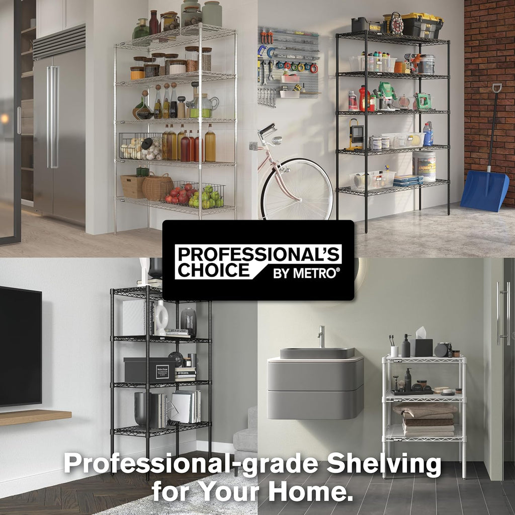 Professional's Choice Commercial-Grade NSF Shelving Unit - Multipurpose Adjustable Wire Shelf for Home, Garage