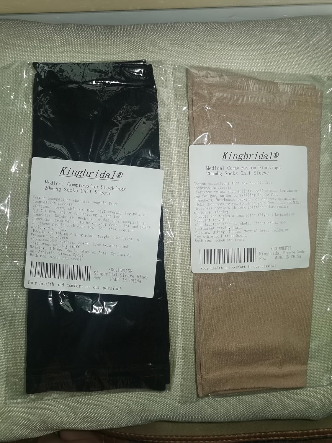 Women's Medical Compression Stockings 15-20mmhg Socks Calf Sleeve