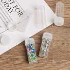 120 Pieces 5 ML Plastic Sample Bottles Vial Storage Mini Clear Storage Case with Lid Vial Storage Container Test Tube