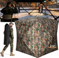 Hunting Blind with Carrying Bag, 270 Degree See Through Ground Blind, Pop Up Hunting Blind Portable Concealed