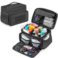 Small Medicine Storage Bag Empty, Family First Aid Box with Divider