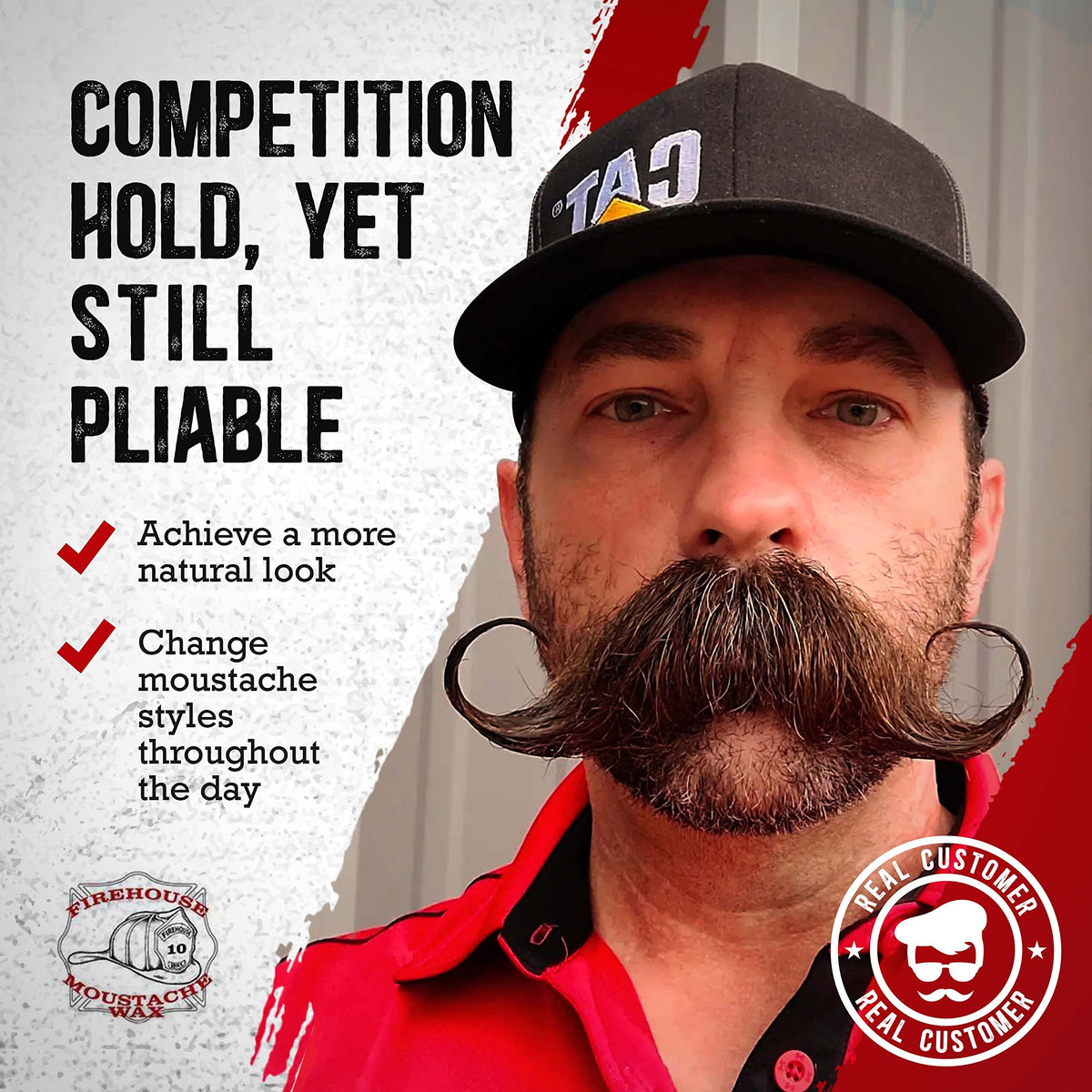 Beard & Mustache Shaping, All-Weather Hold, Tacky