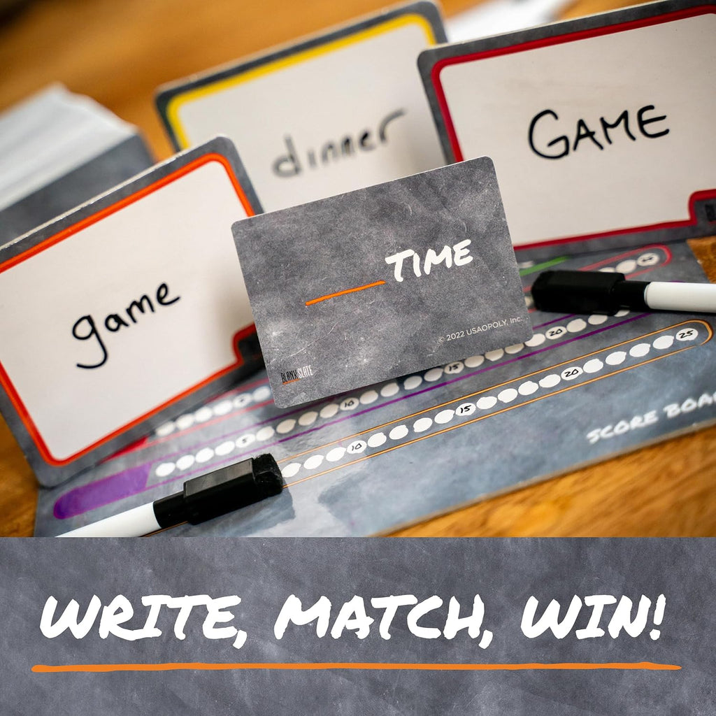 BLANK SLATE, Where Great Minds Think Alike, Fun Family-Friendly Board Game, Word Association Party Game, Easy to