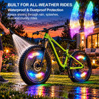 Bike Spoke Lights, USB Rechargeable, 4 Pack