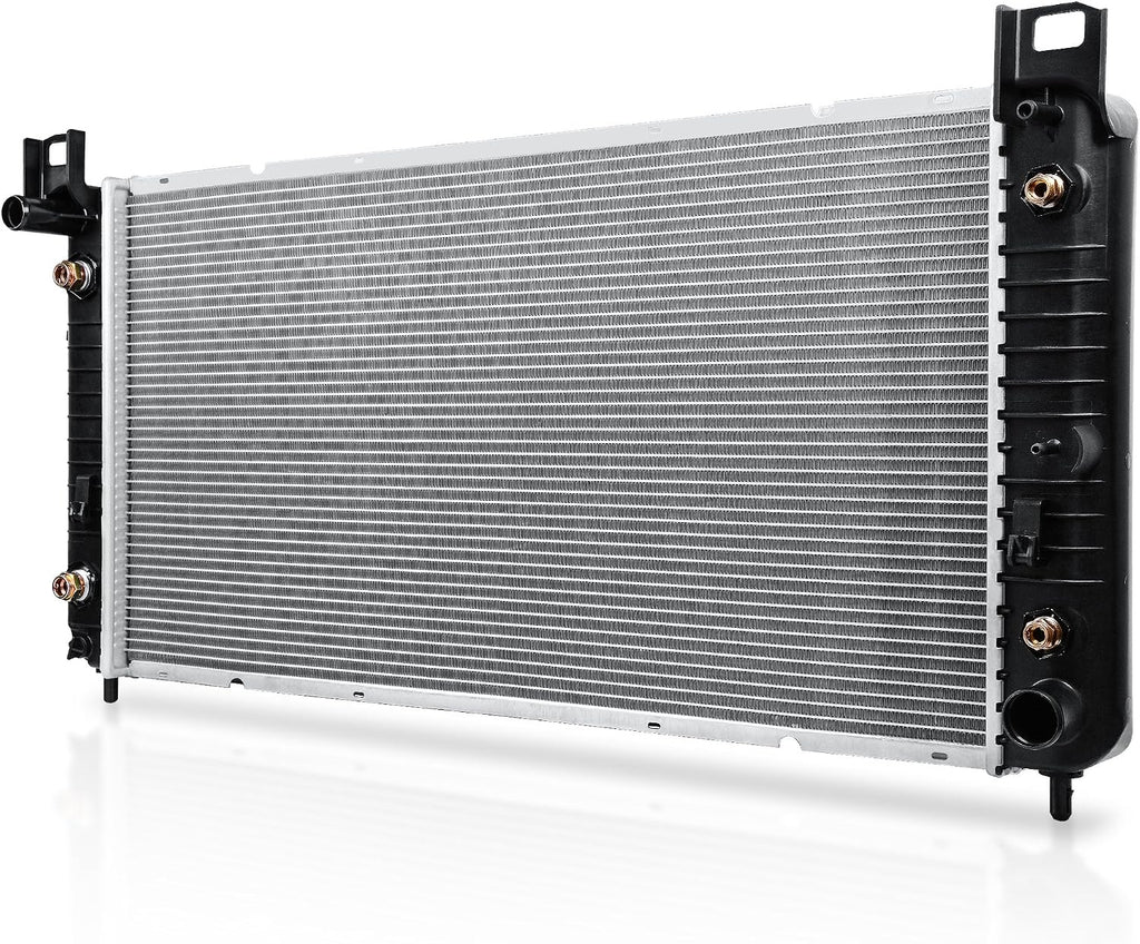 DWVO 34'' Core Radiator Compatible Compatible with Chevy Silverado Suburban GMC Yukon Sierra Tahoe Escalade Hummer H2 4.3L 4.8L 5.3L 6.0L 6.2L V8 DWRD1001