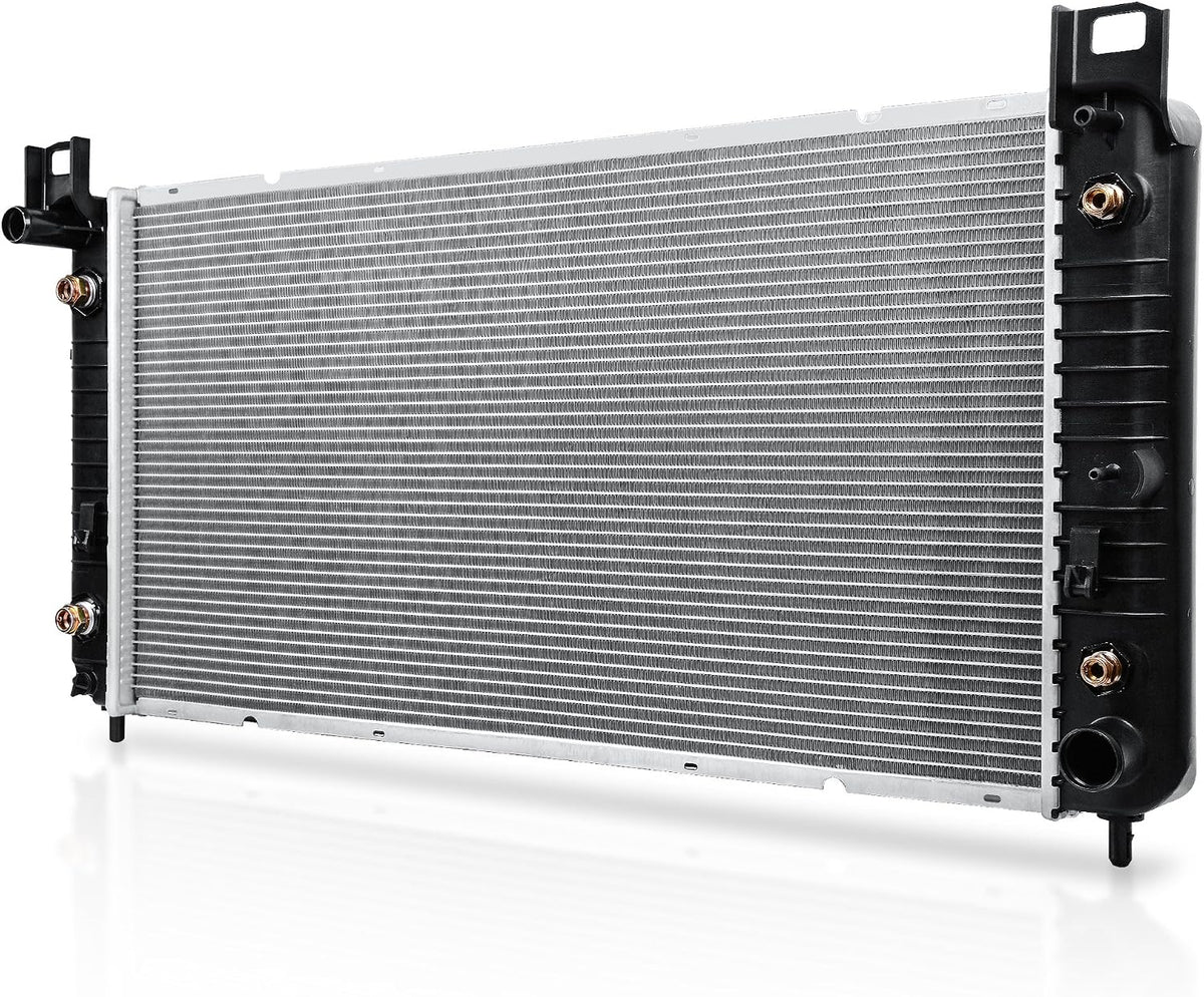 DWVO 34'' Core Radiator Compatible Compatible with Chevy Silverado Suburban GMC Yukon Sierra Tahoe Escalade Hummer H2 4.3L 4.8L 5.3L 6.0L 6.2L V8 DWRD1001