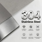 304 Stainless Steel Window Screen Wire Mesh Roll, 35" x 10Ft, Silver