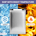 Thermal Insulated Mailers 8x11, Cold Shipping Envelopes, 100 Pack