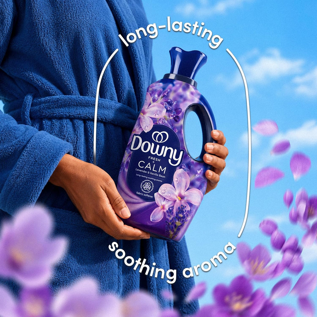 Ultra Soft Fabric Softener Liquid, Calm, Lavender and Vanilla Bean, 56 fl oz, 83 Loads