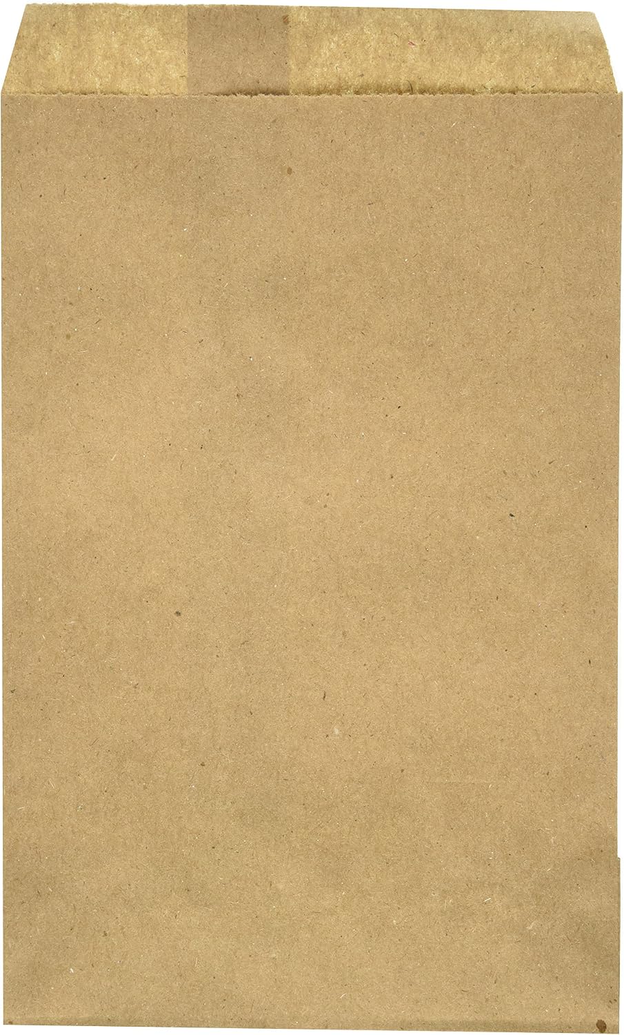 100 Natural Kraft Merchandise Bags, 5x7-1/2, No Gusset by WCI