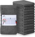 Kitchen Bar Mops, Pack of 12, 16x19 in, 100% Cotton, Grey