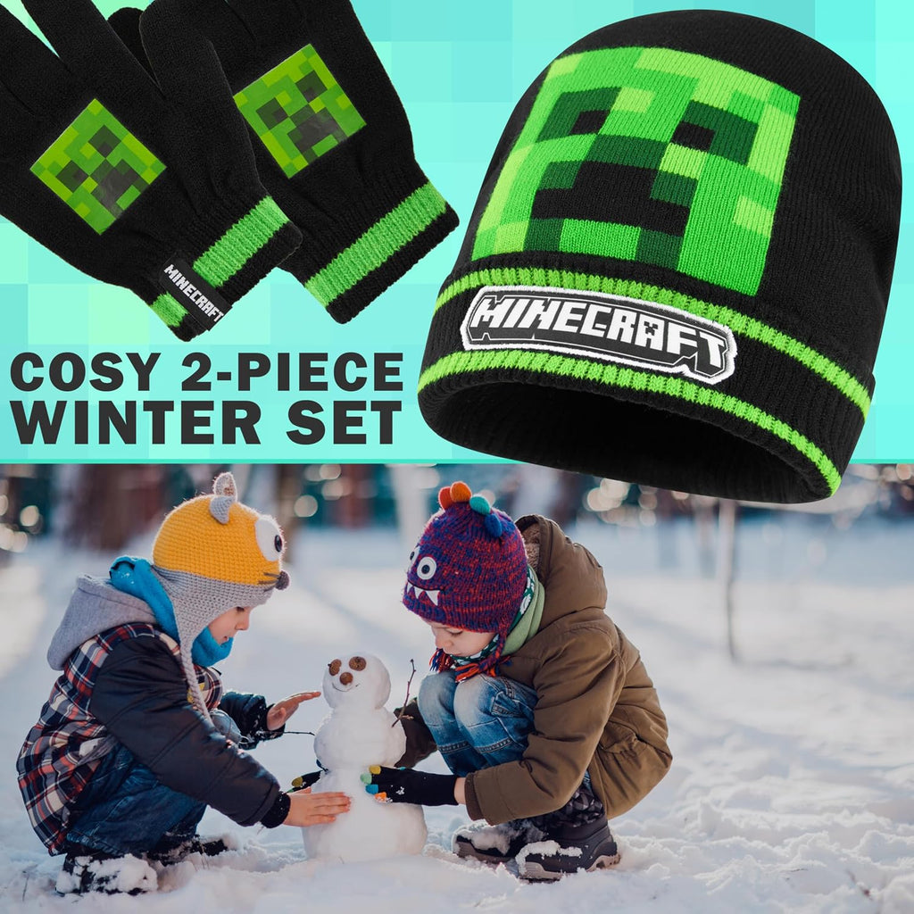 Boys Winter Set, 6–14 Yrs, 3Pc Beanie Scarf Gloves, 2Pc Knit Cap Mitts, 1 Pc Bucket Hat|Beanie Gifts for Boys