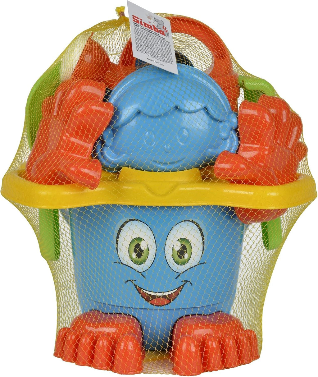 107113021 Beach Toys for Toddlers and Kids Bucket Set with Feet, Multi