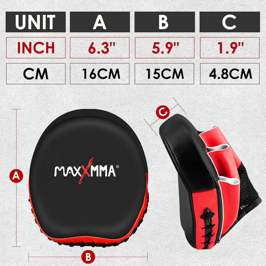 Micro Focus Punch Mitts - Boxing MMA Training Fitness Kickboxing Muay Thai