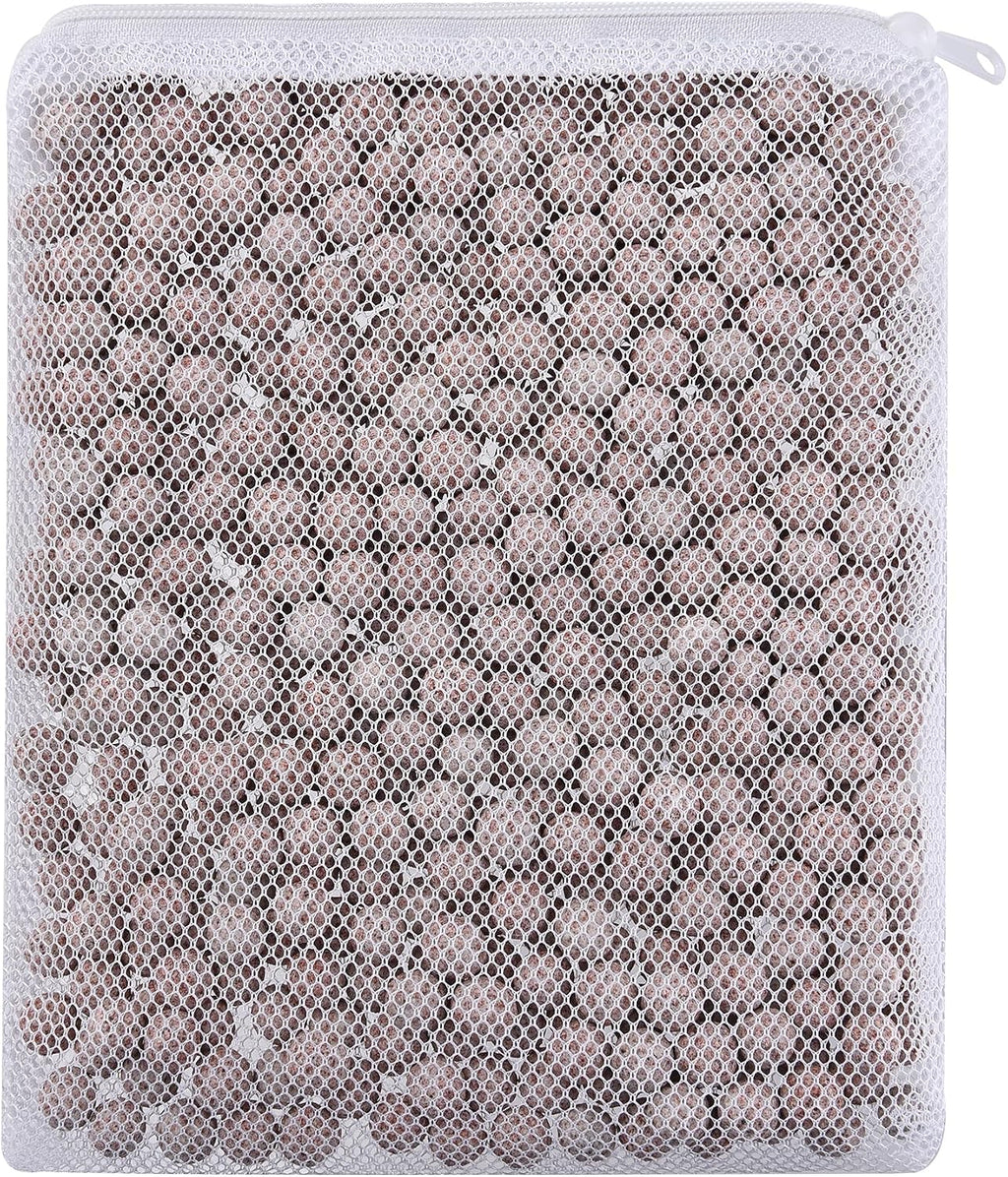 Aquarium Ceramic Filter Media Bio Filter Rings, Wine, 18 Lbs