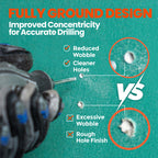 ABRAPRO 1/8" Multipurpose Cutting Bits, M2 HSS 12 Pcs for Rotary Tools