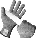 2 Pairs Core ANSI A6 Cut Resistant Gloves, Food Grade, CR1401, L